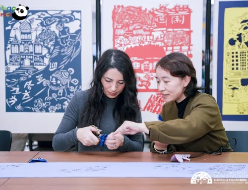 欧洲网红博主中国行·哈尔滨站第2日：非遗体验、江鱼宴与冰雪嘉年华